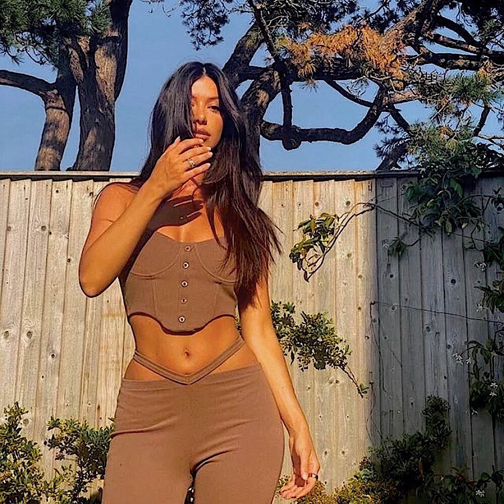 Brown 2 piece matching top & pants set - Picture 6 of 16